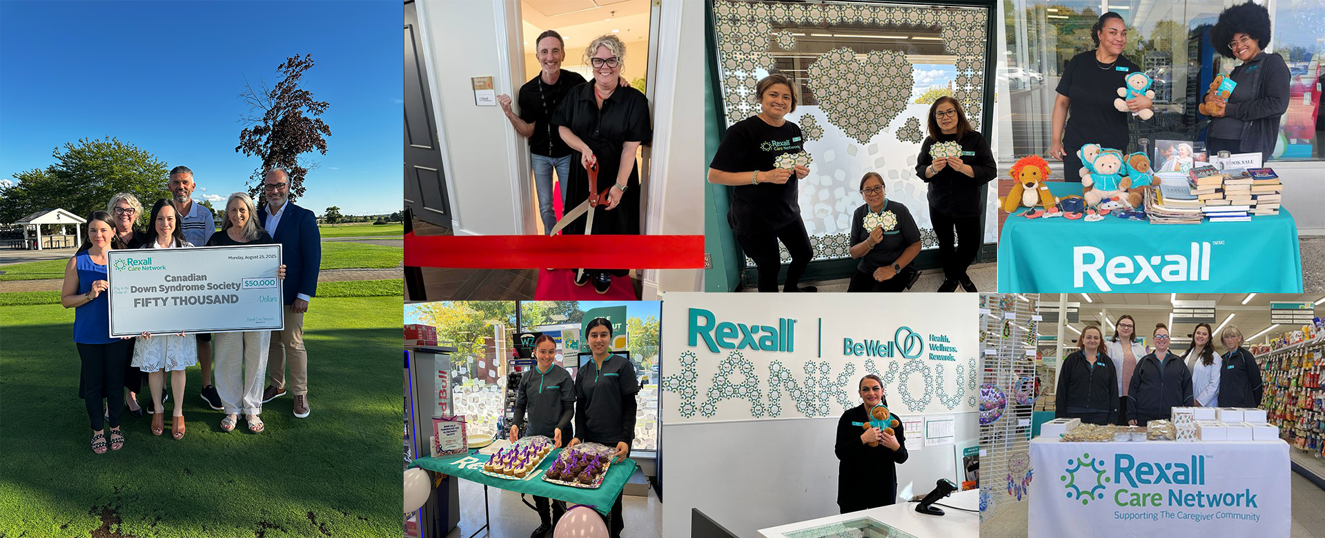 Rexall Care Network community moments collage