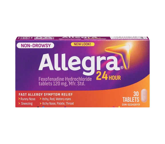 Allegra 24-Hour Tablets (120mg) 30 Tablets