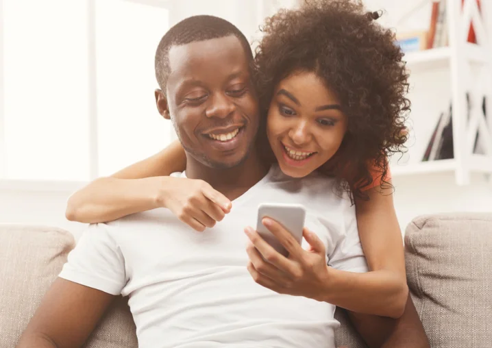 A person using the Be Well app on a phone