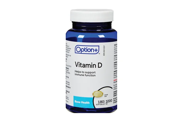 Option+ Vitamin D3 1000IU Softgel