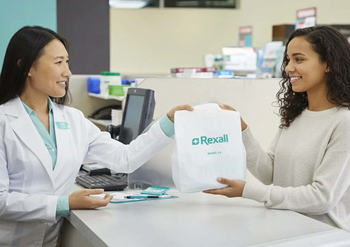 Rexall Pharmacist providing professional healthcare services