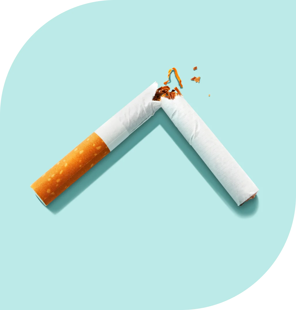 Broken cigarette