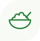 Uncomfortable feeling of fullness during or soon after a meal