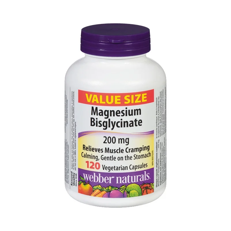 Webber Magnesium Bisglycinate Caps 200mg