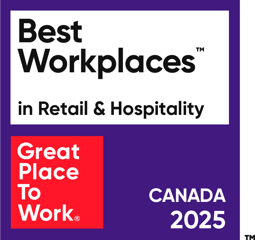 Best Workplaces in Retail & Hospitalit. Great Place To Work. Canada 2025