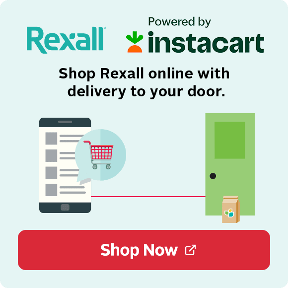 Rexall. Powered by Instacart. Shop Rexall online with delivery to your door. Shop Now.