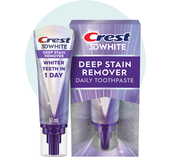 Crest 3D White Brilliance Deep Stain Remover Daily Toothpaste