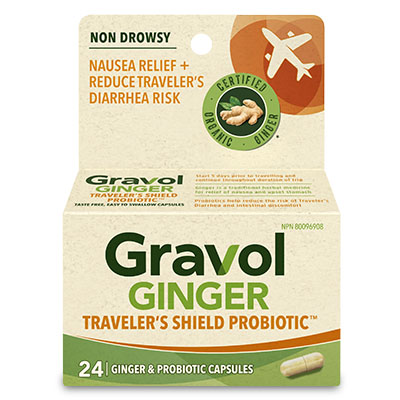 Gravol Ginger Traveler's Shield Probiotic