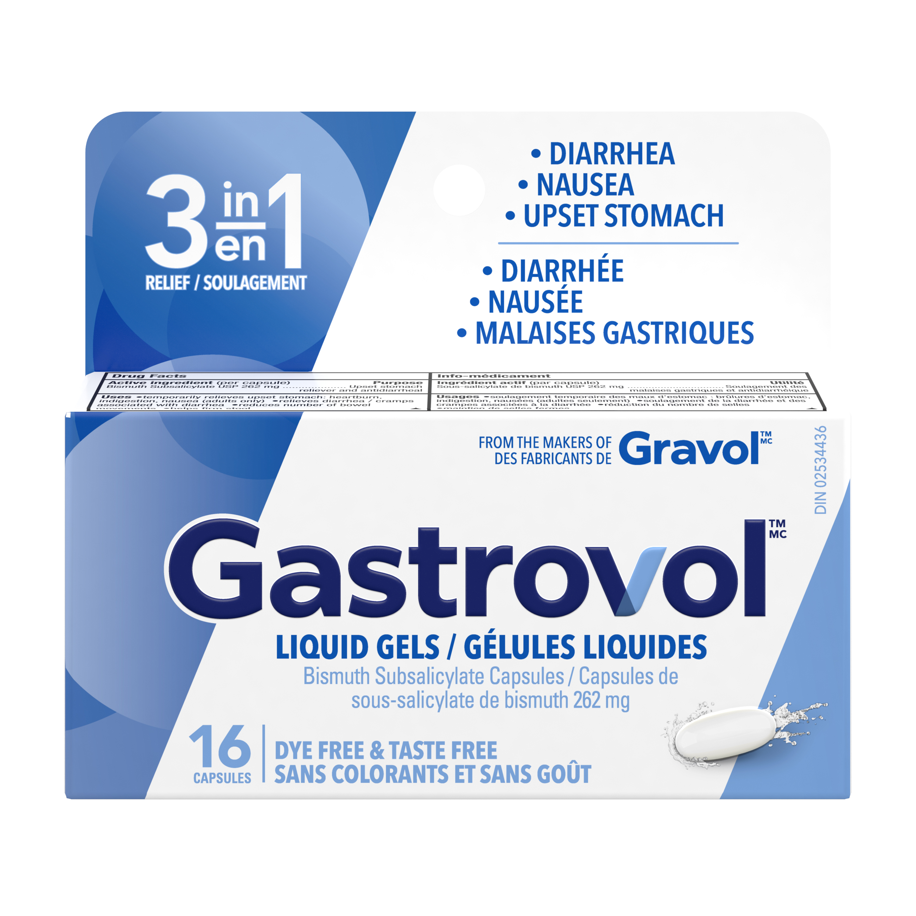 Gastrovol 3-in-1 capsules
