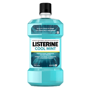 Listerine® breath clear plaque removal