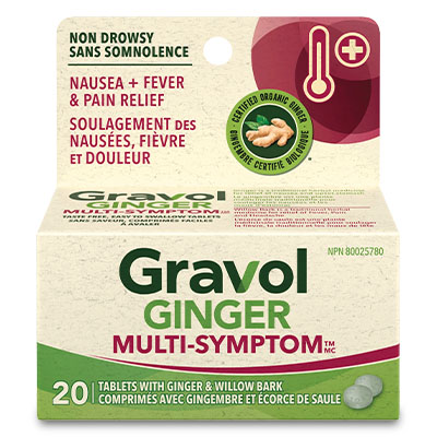 Gravol Ginger Multi-Symptom