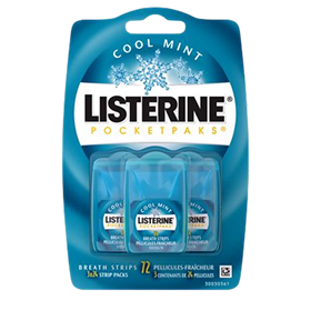 Listerine® breath clear plaque removal