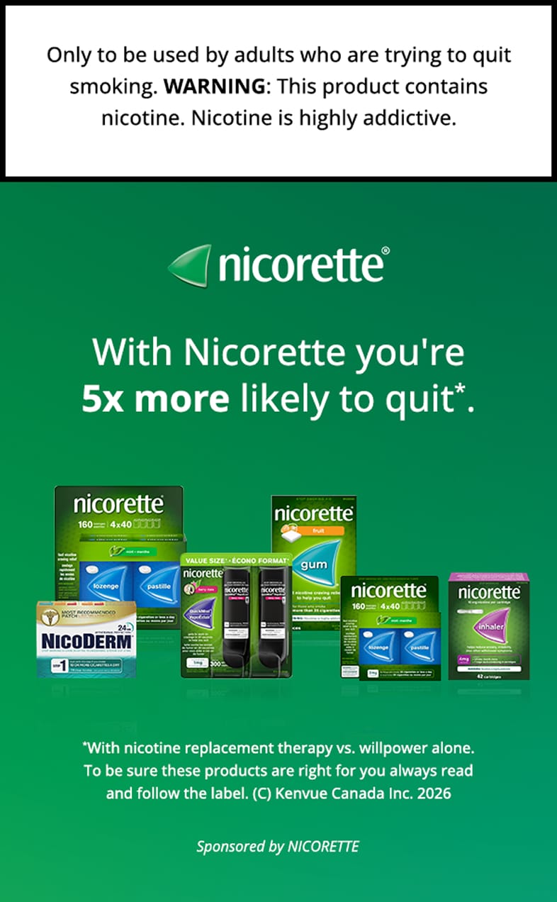 NICORETTE smoking cessation products - Gum, Inhaler, QuickMist and more