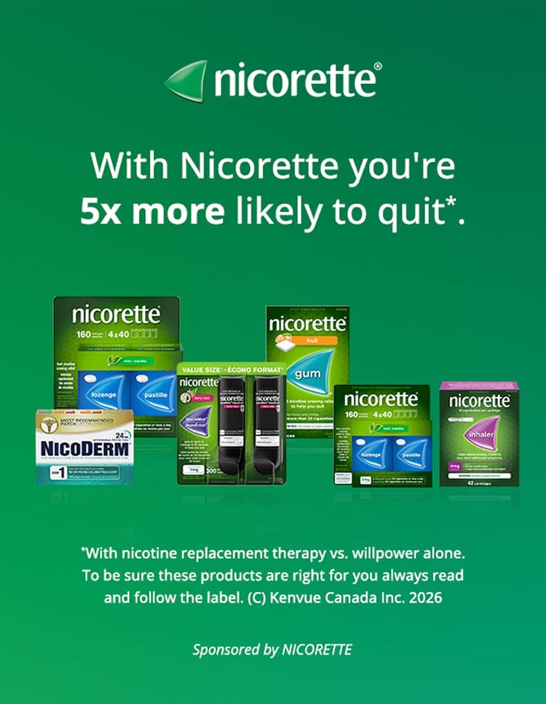 NICORETTE smoking cessation products