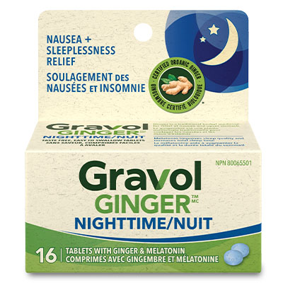Gravol Ginger Nighttime