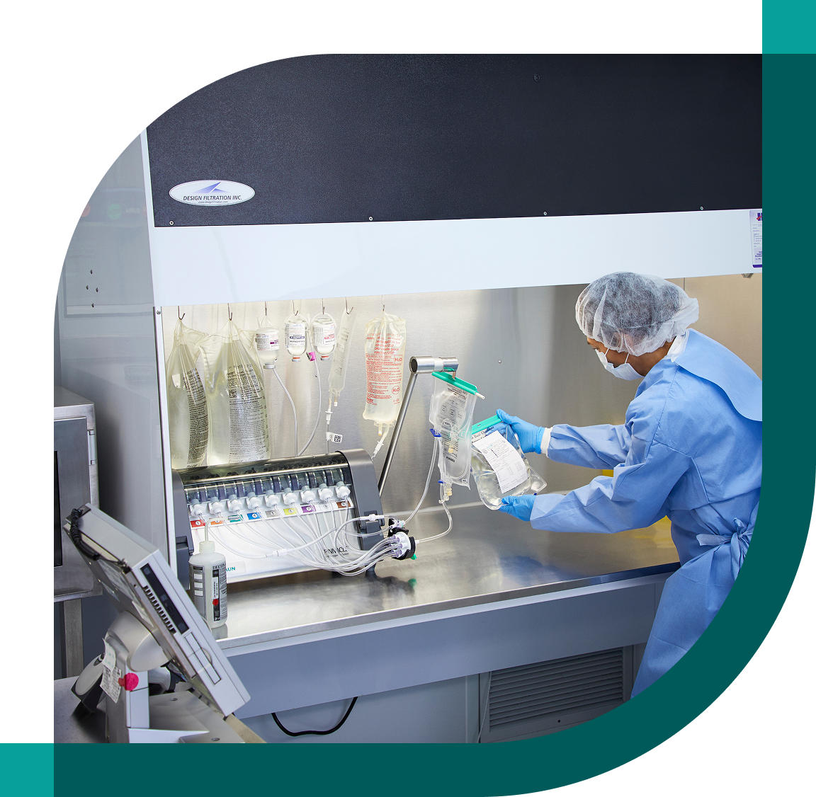 Pharmacist providing care to patients