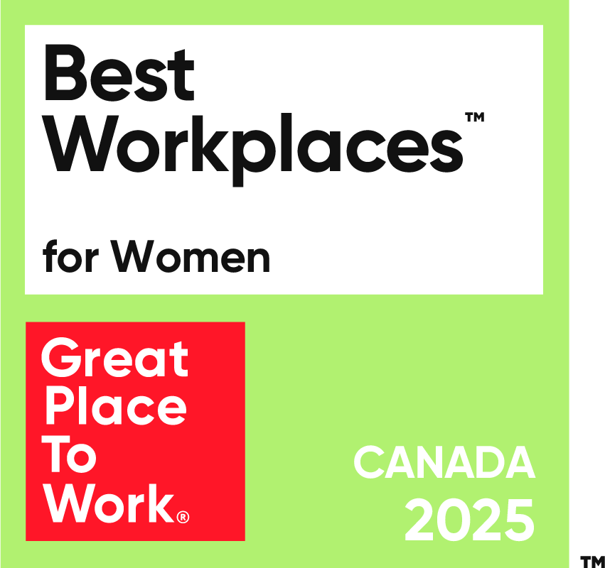 Best Workplace for Women. Great Place To Work. Canada 2025